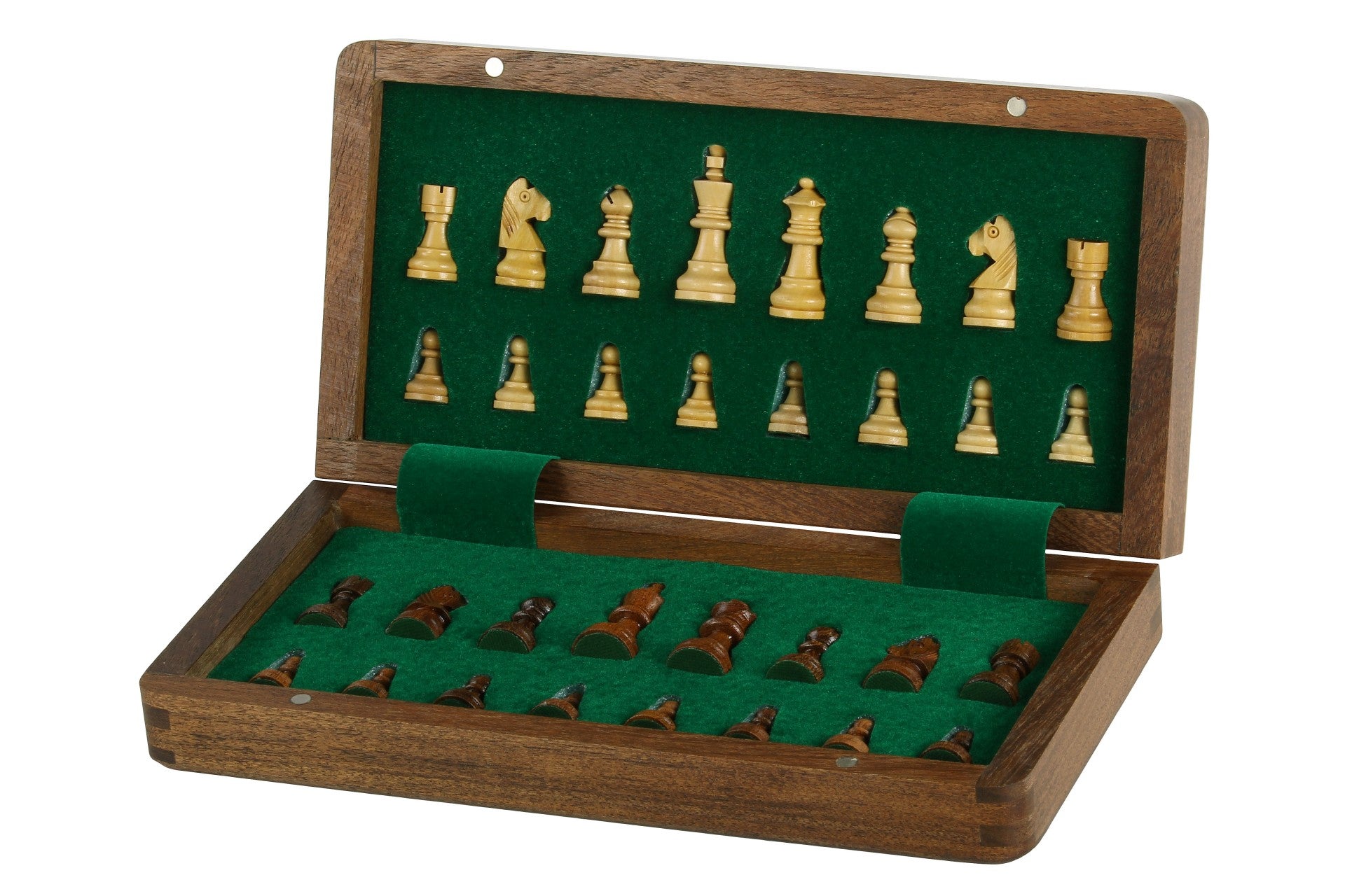 Échiquier Magnétique en Bois - The Pocket King 👑