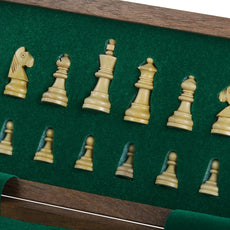 Échiquier Magnétique en Bois - The Pocket King 👑