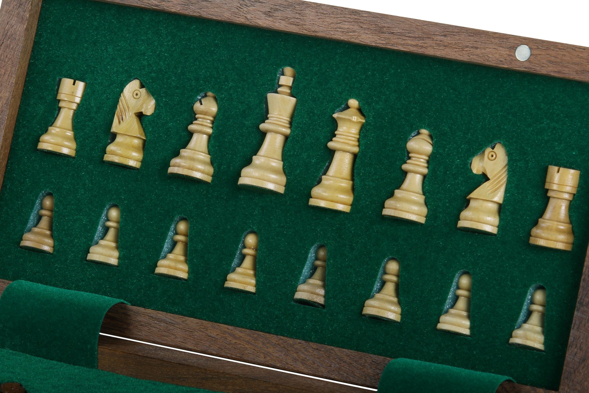 Échiquier Magnétique en Bois - The Pocket King 👑